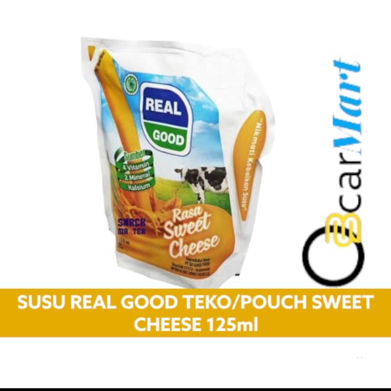 

GSVMART Eceran SUSU REAL GOOD SWEET CHEESE 125ml Susu Rasa Keju Manis