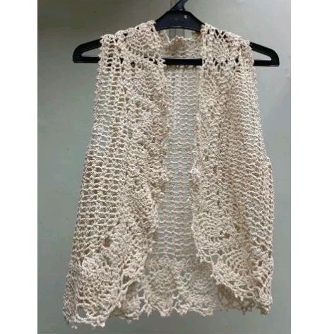 VEST ROMPI CROCHET HANDMADE