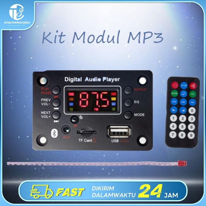 KODE A98W Modul Pemutar MP3 12v Bluetooth model kotak Modul Dekoder Pemutar MP3 Mobil 12V Bluetooth 