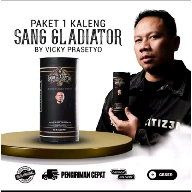 

SANG GLADIATOR KOPI PILIHAN VIKY PRASETYO / KOPI By Vicky Prasetyo SANG GLADIATOR BAGUS