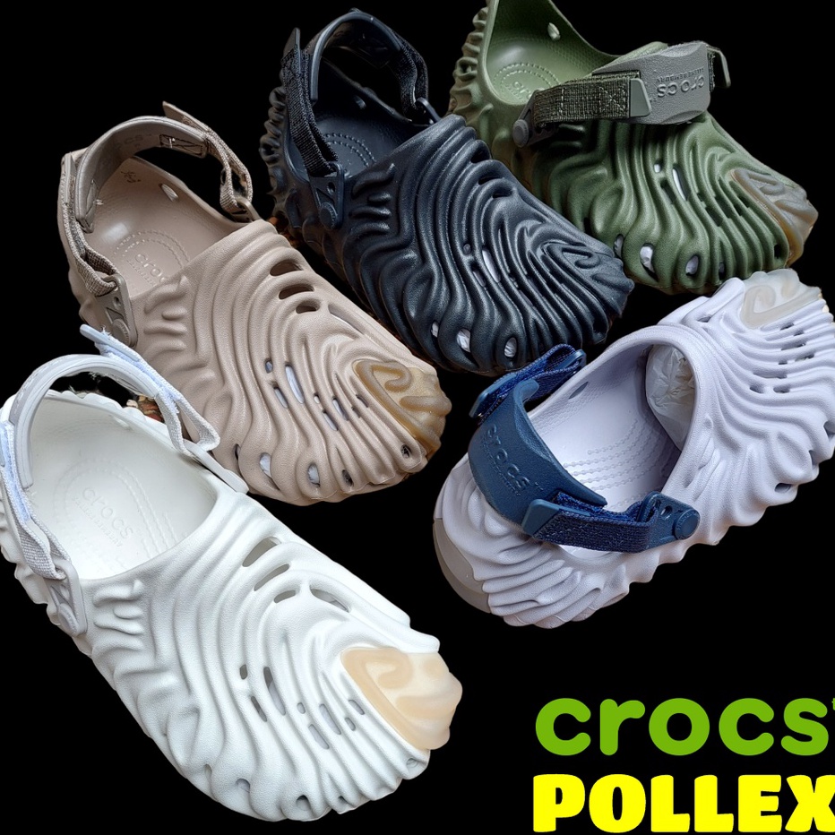 Crocs  Sepatu Sandal Crocs  Crocs Salehe Bembury POLLEX  Crocs Pria  Crocs Original  Crocs Cowo  San