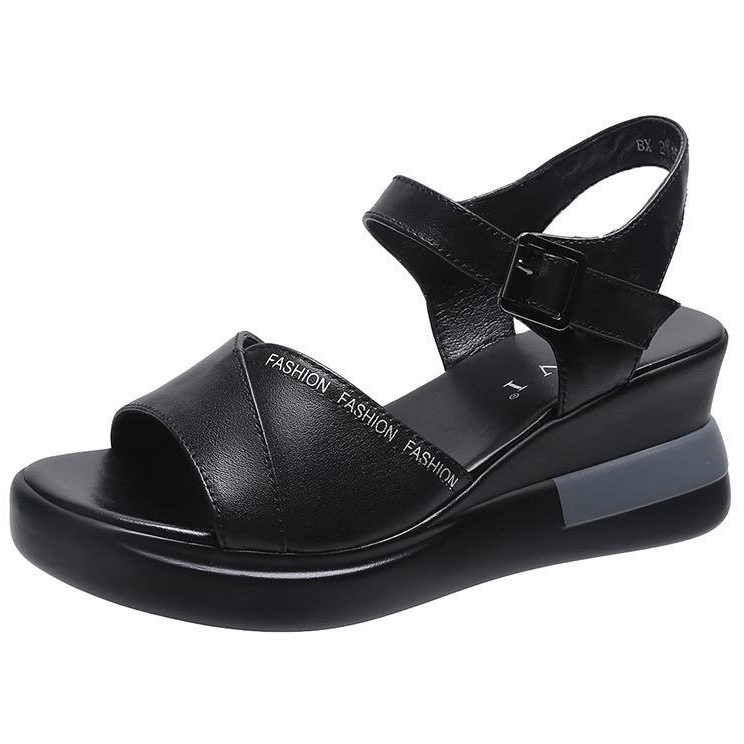 Sandal Wedges Wanita Korea Fashion Import