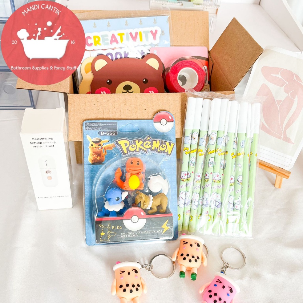 

KODE G16G Paket Ukur Box ukuran 2x2x8 cm alat tulis