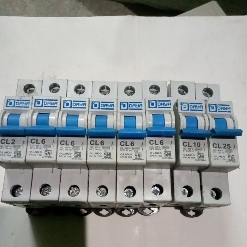 MCB DAYA pln CL2,CL4,CL6,CL10,CL25 milik pln