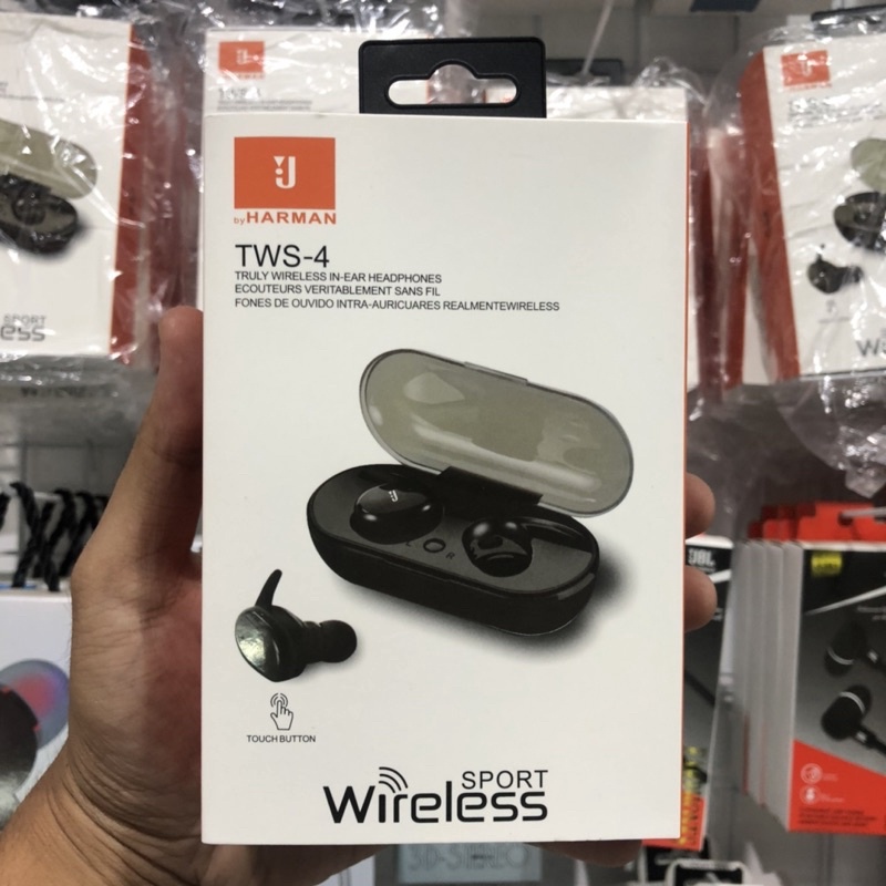 GROSIR Headset JBL TWS4 Bluetooth Wireless Earphone Handsfree Termurah Original OEM Terlaris Extra b