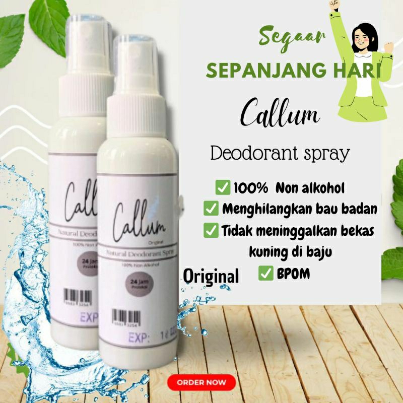 Deodorant callum natural spray