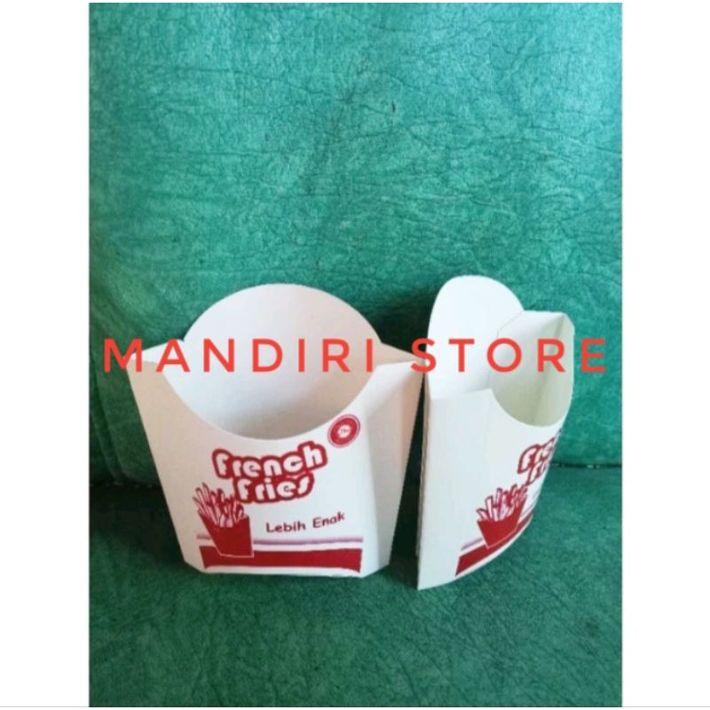 Bungkus Stick Kentang French Fries Stik Kentang Goreng Bahan Ivory