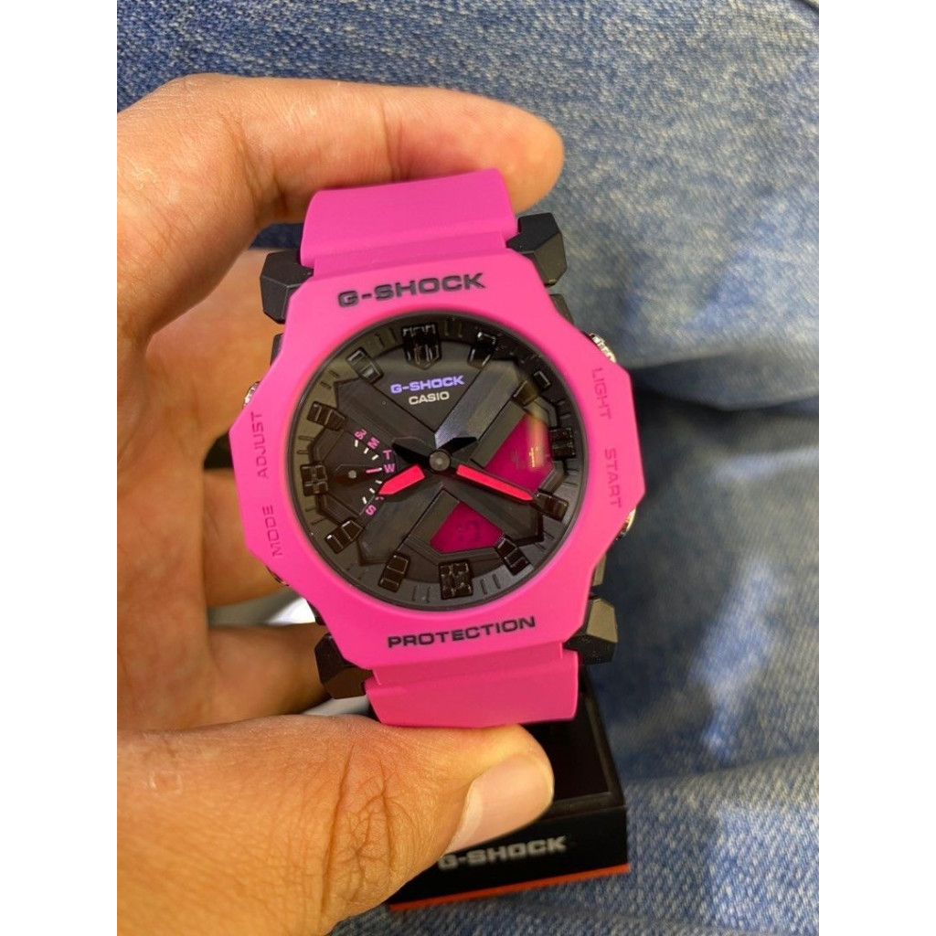 Casio G-SHOCK GA-2300-4ADR Jam Tangan Double Time GSHOCK GA-2300-4A GA2300