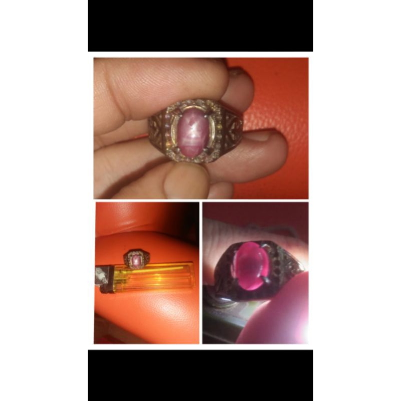 Permata Natural Ruby 6 Star Birma