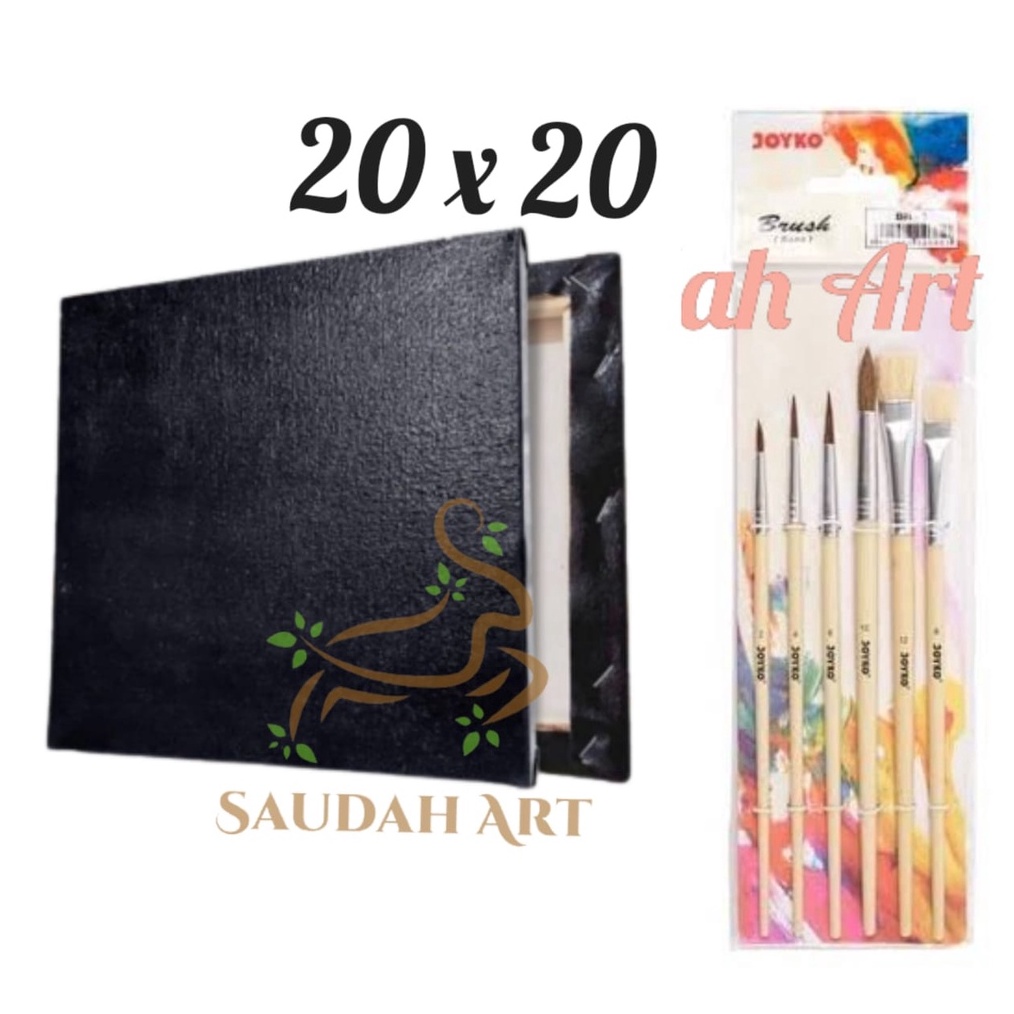 

UNIK Paket Kanvas Lukis Hitam