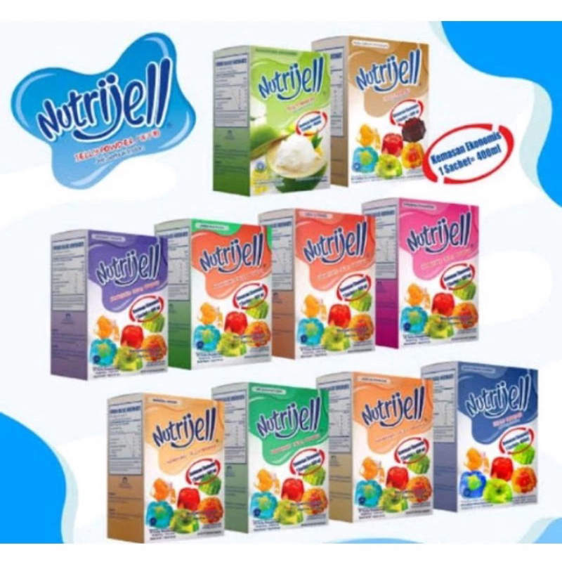 

NUTRIJEL EKONOMIS VARIAN RASA | JELLY NUTRIJEL SEMUA RASA | 1 BOX ISI 12 Pcs