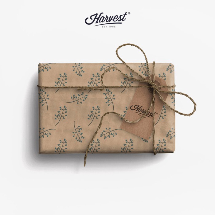 

CUCIGUDANG Paket Kertas Kado Tag Harvest EcoFriendly Gift Set Tiny Leaves