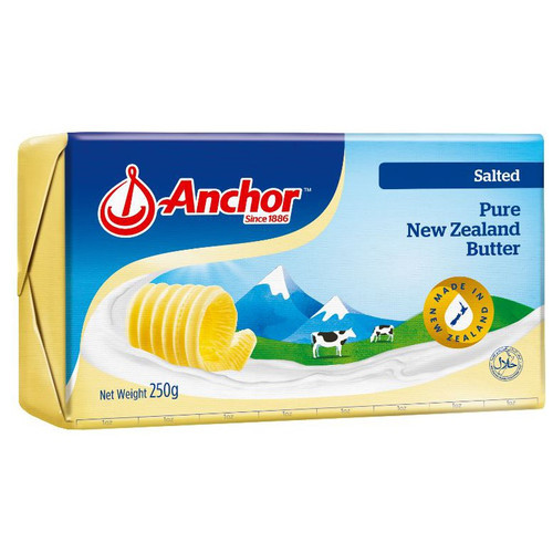 

ANCHOR BUTTER SALTED Kemasan 200 Gram Khusus Gojek Grab Instant Only