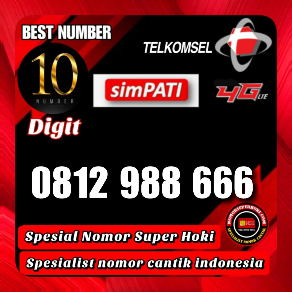 NOMOR CANTIK TELKOMSEL SIMPATI 10 DIGIT_666