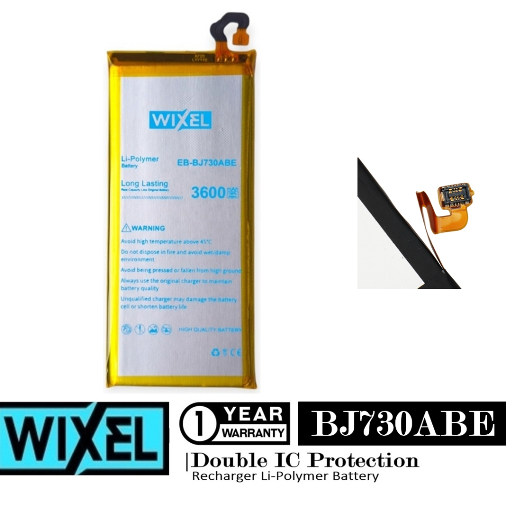 Baterai Wixel Samsung J7 2017 J730 J7 Pro 2017 EB-BJ730ABE Double IC Protection