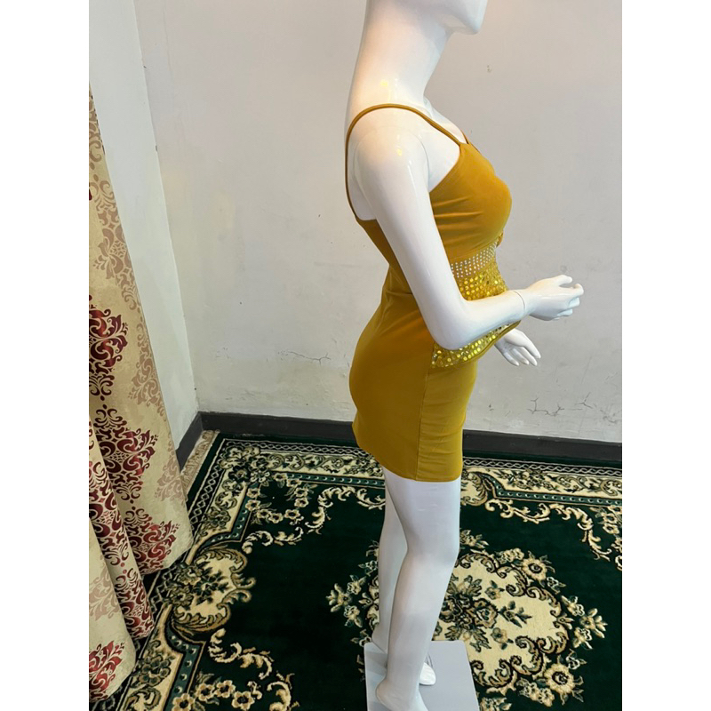 Mini Dress Gold blink