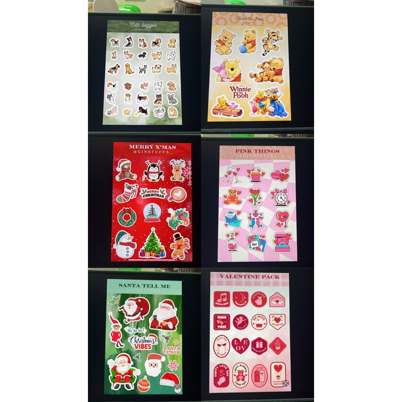 

GINSTUFFS stiker/sticker karakter ukuran A6 sudah kisscut anti air