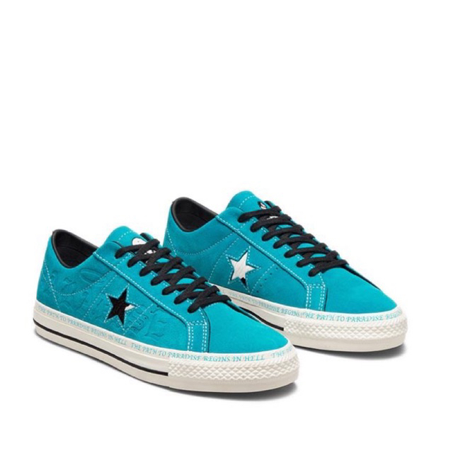 Converse x Paradis3Nyc One Star Pro  - Rapid Teal/Black/Egrett