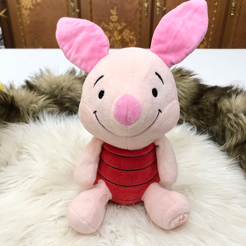 Boneka Piglet “Winnie The pooh” Cap Kaki ( Disney Baby ) Original