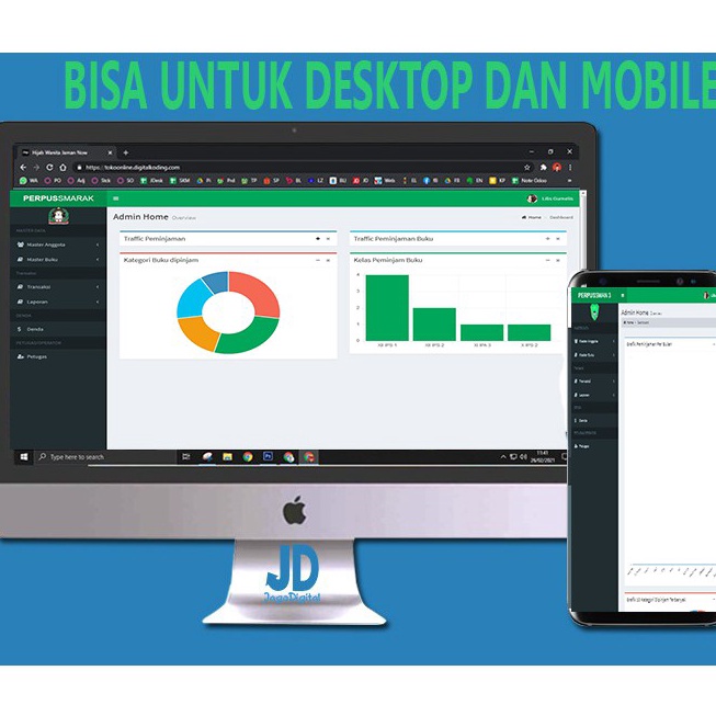 Aplikasi Perpustakaan berbasis Website Framework Codeigniter dan Bootstrap