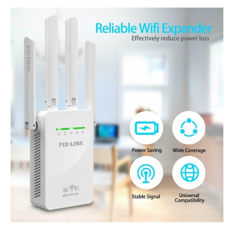Terbaik Bozzbuy  PIX WR9 3mbps Wifi Extender Repeater Original