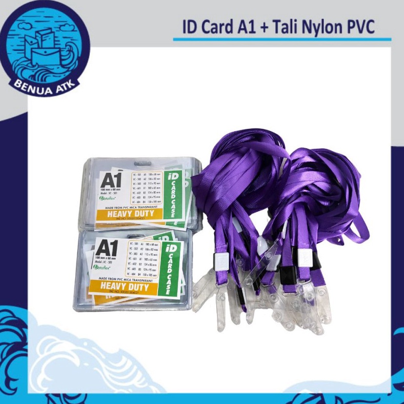 

Bundling ID Card A1 Tali ID Nylon Soft PVC Dataflex NYLKSFP