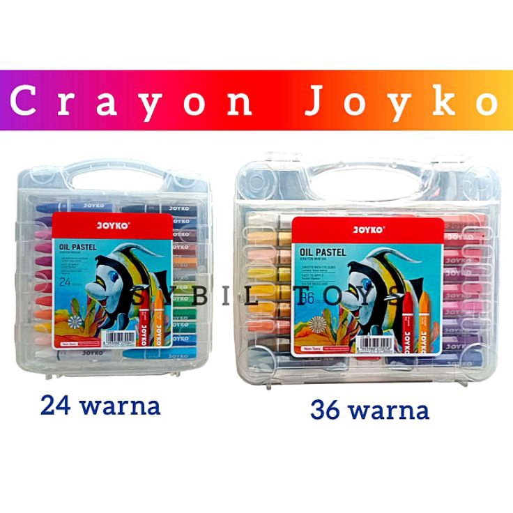 

Crayon Joyko 24 Warna36 WarnaCrayon MurahOil Pastel