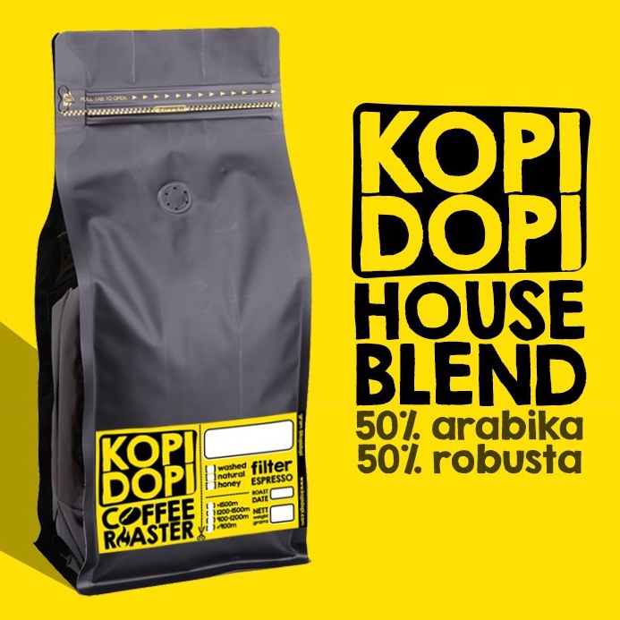 

Terlaris HOUSE BLEND Espresso Es Kopi Susu 5 5 Arabika Robusta Lampung 1kg