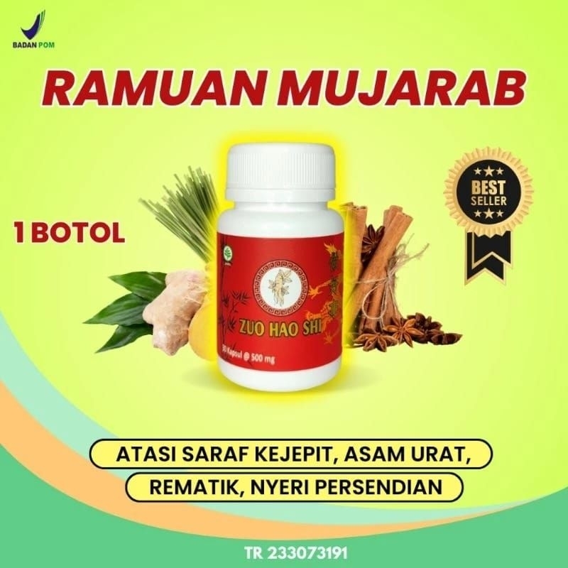 Zuo Hao Shi Obat Herbal Cina Untuk Mengobati Saraf Kejepit Nyeri Sendi Dan Lutut Asli Original Terba