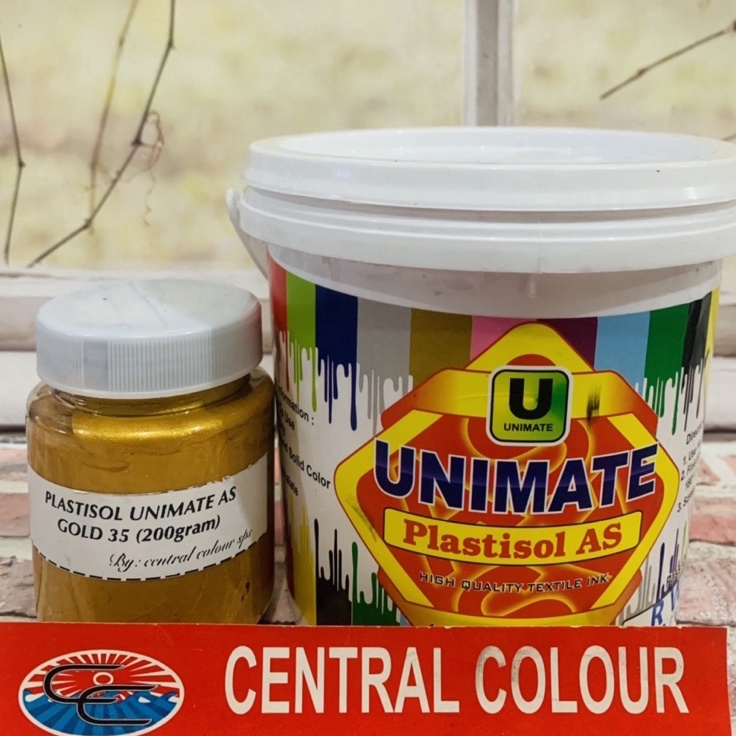 

Cat Plastisol Unimate AS Gold 35 Emas Gelap 2GR