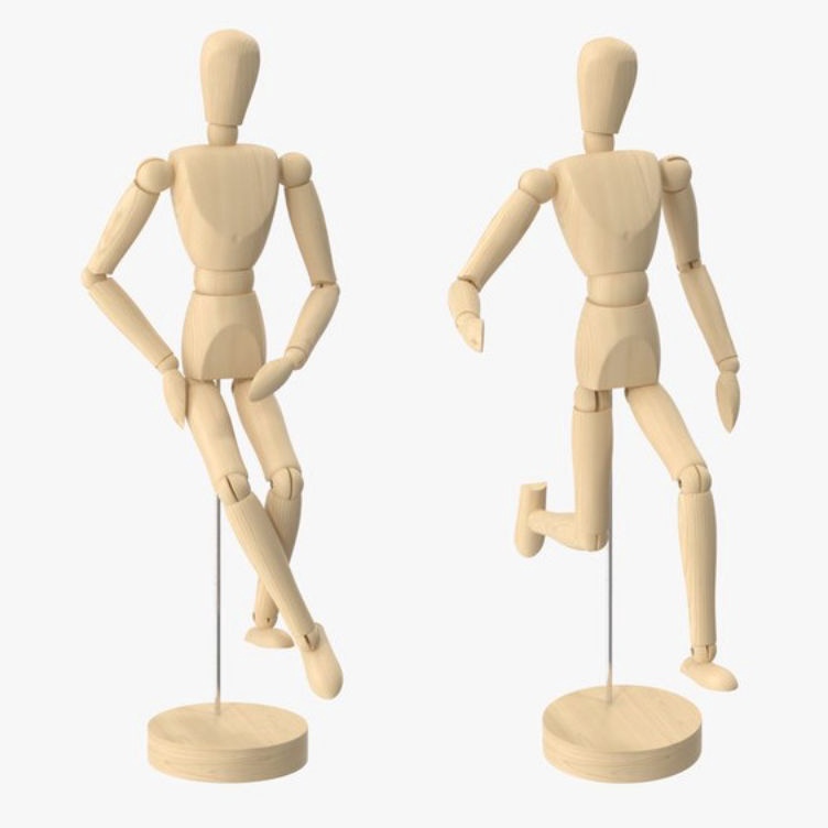 

Terlaris Manekin Kayu VTEC Wooden Mannequin VTEC 3 cm Manikin menggambar Pose Model Sketching Drawing Gambar