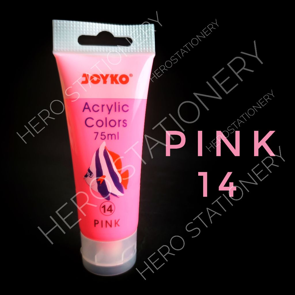 

Cat acrylic akrilik joyko titi tube 75 ml warna pink 14