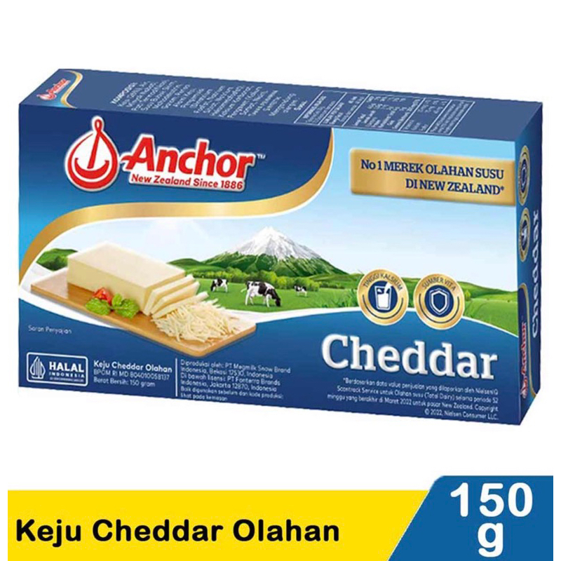 

Anchor Cheddar Block Cheese 150 gram