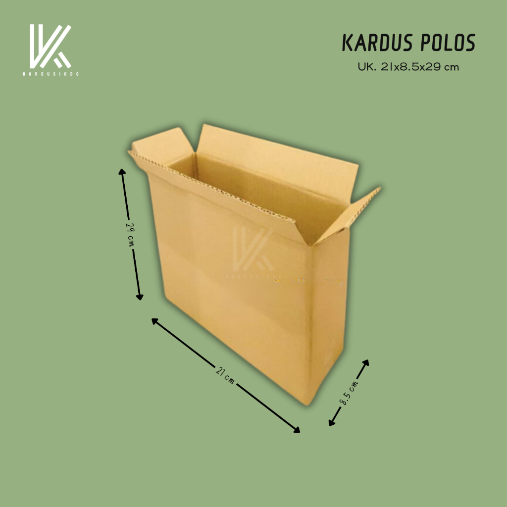 

KARDUS BOX POLOS BARU UK 21x8,5x29 CM