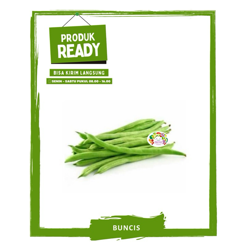 

Buncis / Sayur Sayuran Segar Ready On Mallahrizwa
