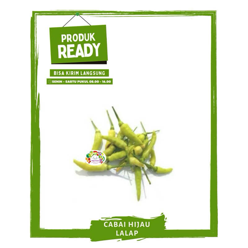 

Cabai / Cabe Hijau Lalap / Sayur Sayuran Segar Ready On Mallahrizwa