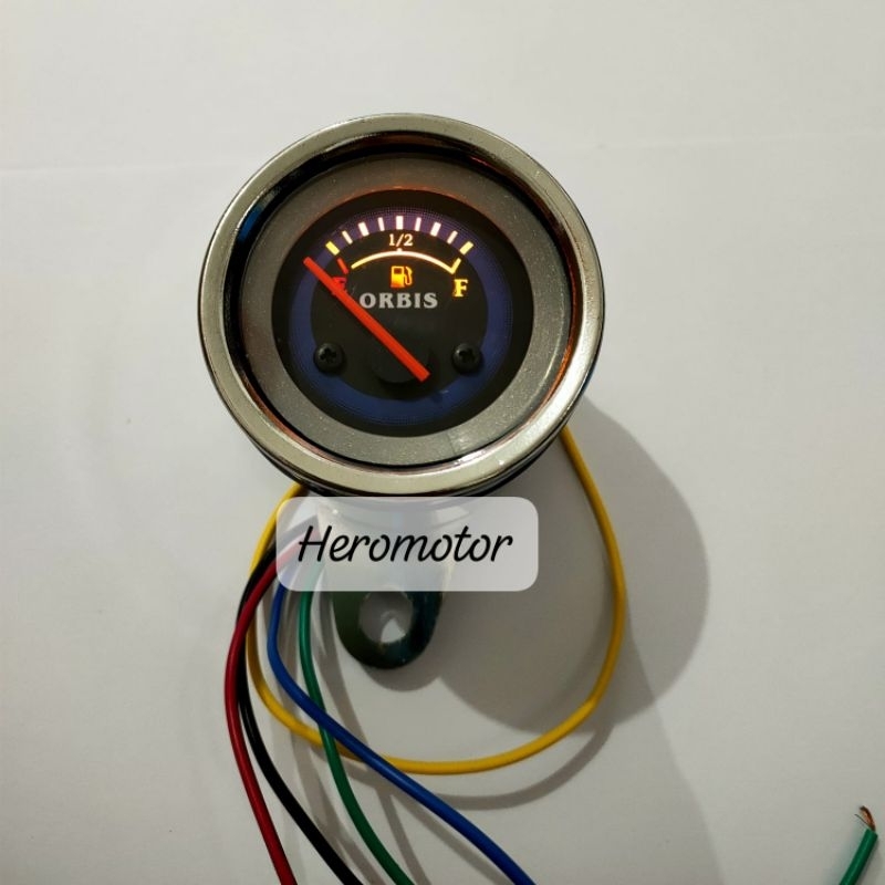 ampere bensin manual  / fuel meter jarum universal semua motor