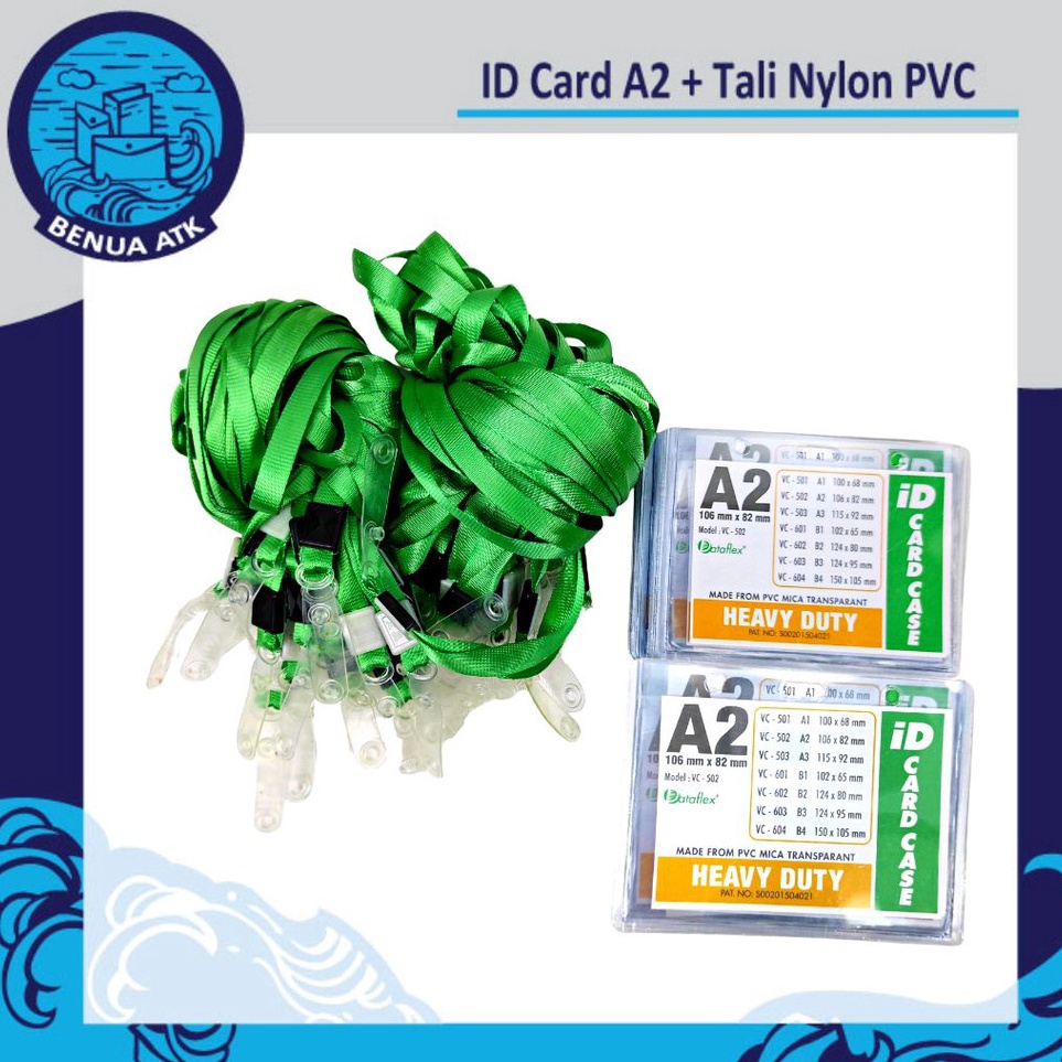 

Bundling ID Card A2 Tali ID Nylon Soft PVC Dataflex NYLKSFP