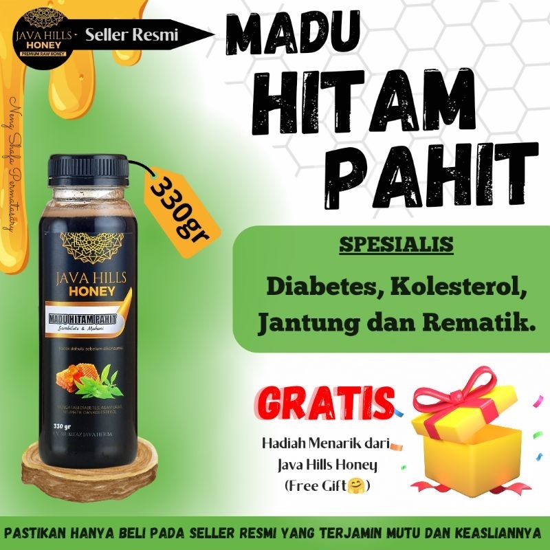 

(100% ASLI) MADU HERBAL TERBAIK | MADU HITAM PAHIT BY JAVA HILL HONEY MUMTAZ | MADU HERBAL