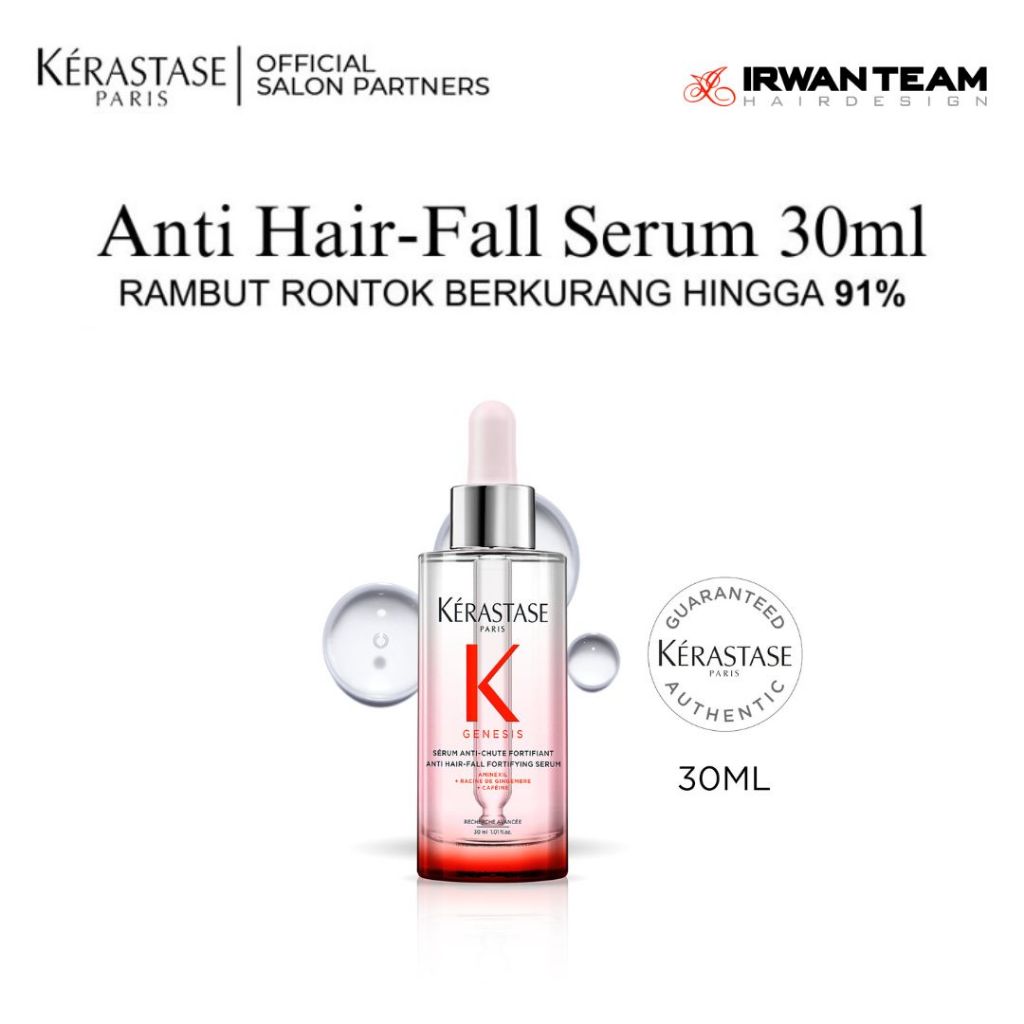 Kerastase VALUE Serum Genesis 30ml Anti Hair Fall Serum - Serum untuk Rambut Rontok dan Rapuh, Meraw