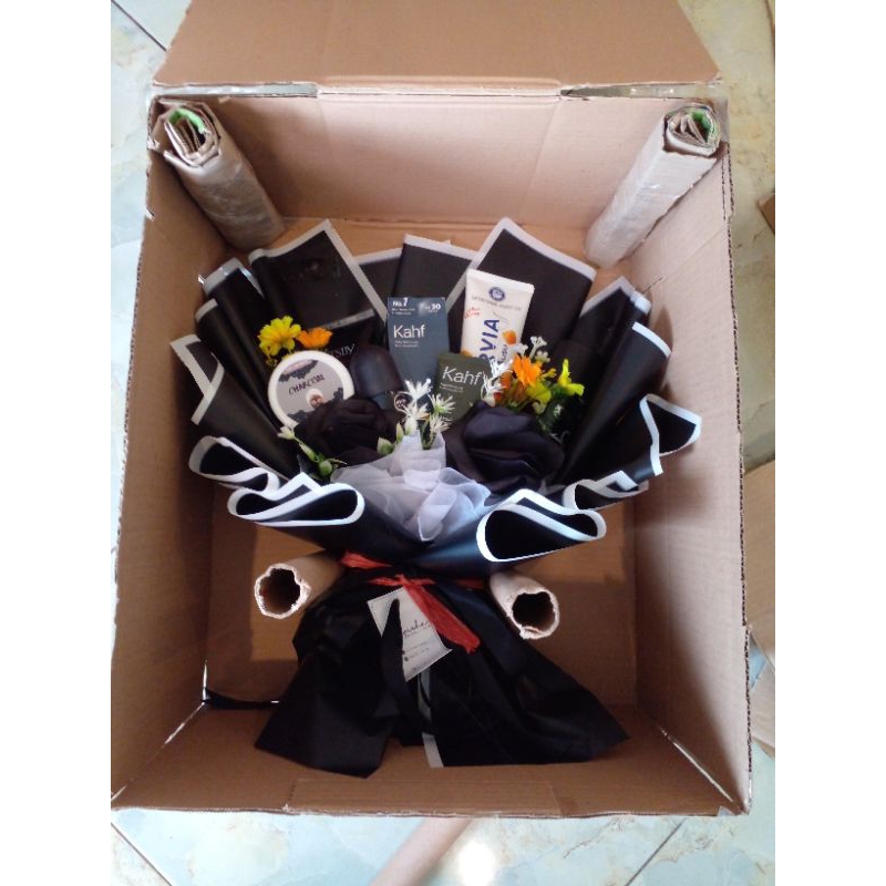 

kardus packing ukuran L plus buble wrap