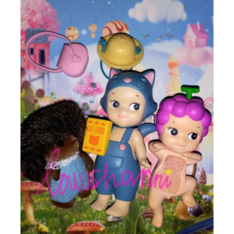 Sonny Angel Hippers Harvest Grape Sylvanian Families Hedgehog Baby Cat Life Bluish Gray Animal Ver.2