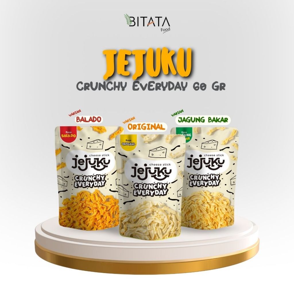 

BITATA Jejuku Crunchy Everyday Varian Rasa 60 gr