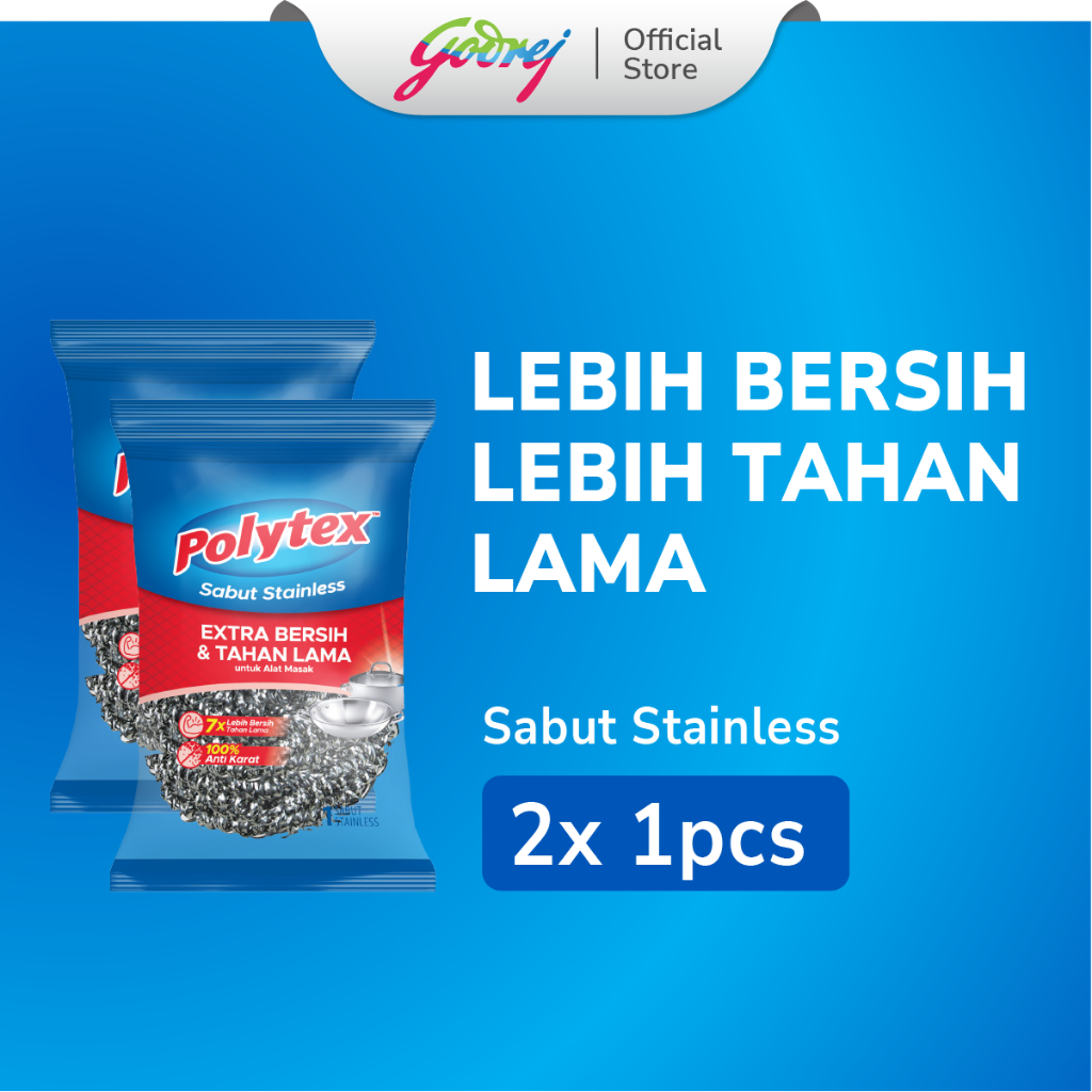 Polytex Sabut Kawat Stainless Steel 20 gram x2 Pcs