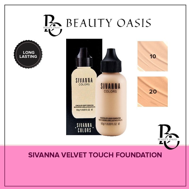 SIVANNA FOUNDATION LIQUID PORELESS , WATERPROOF/ SIVANNA VELVET TOUCH FOUNDATION   - SIVANNA HF674