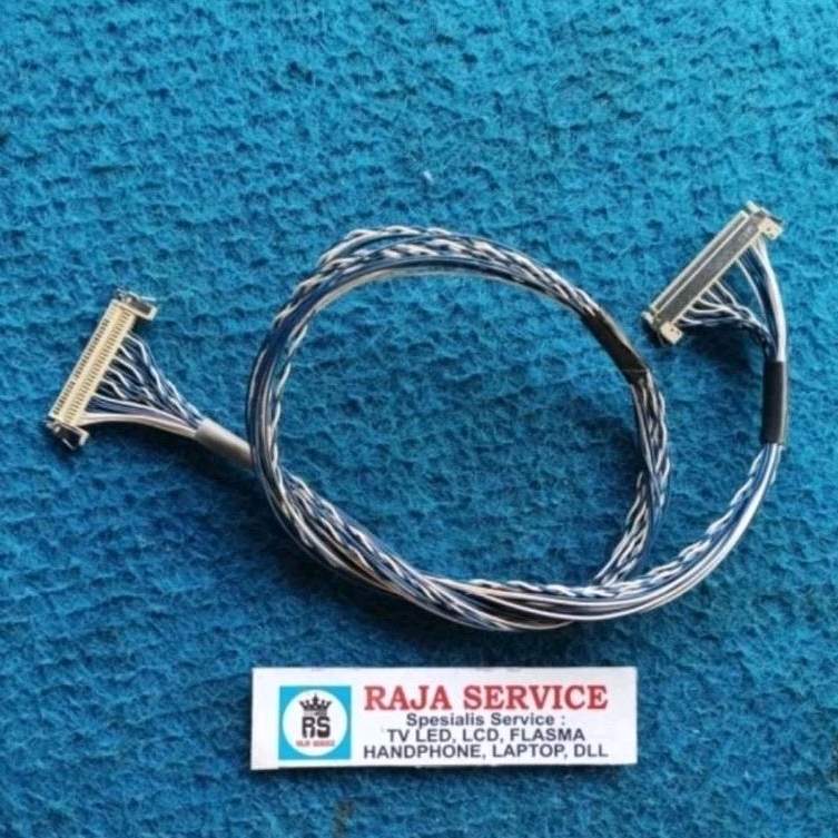 kabel tv sharp LC-32LE340M LC32LE340M lvds flaxible dari tcon ke mainboard