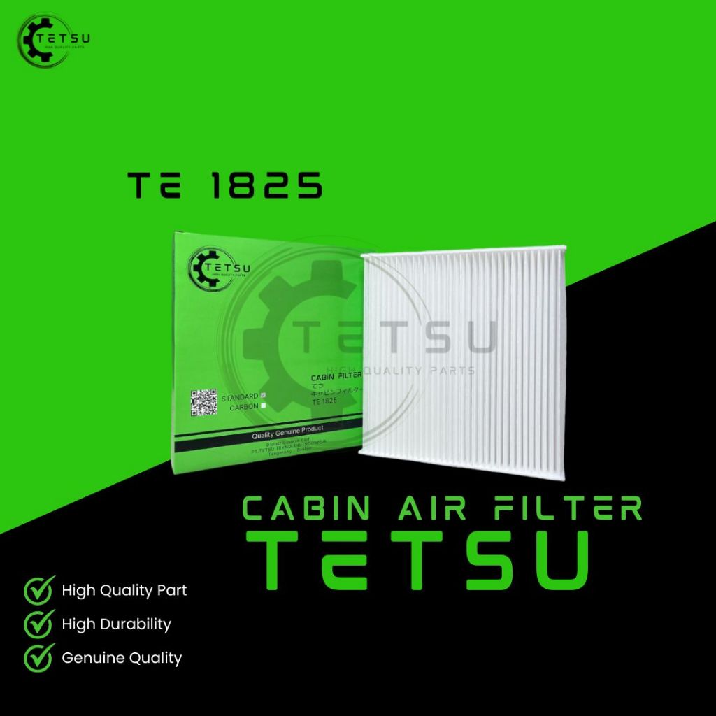 FILTER CABIN / FILTER AC / CABIN AIR FILTER TETSU TE 1825 | HONDA : MOBILIO, MOBILIO RS.