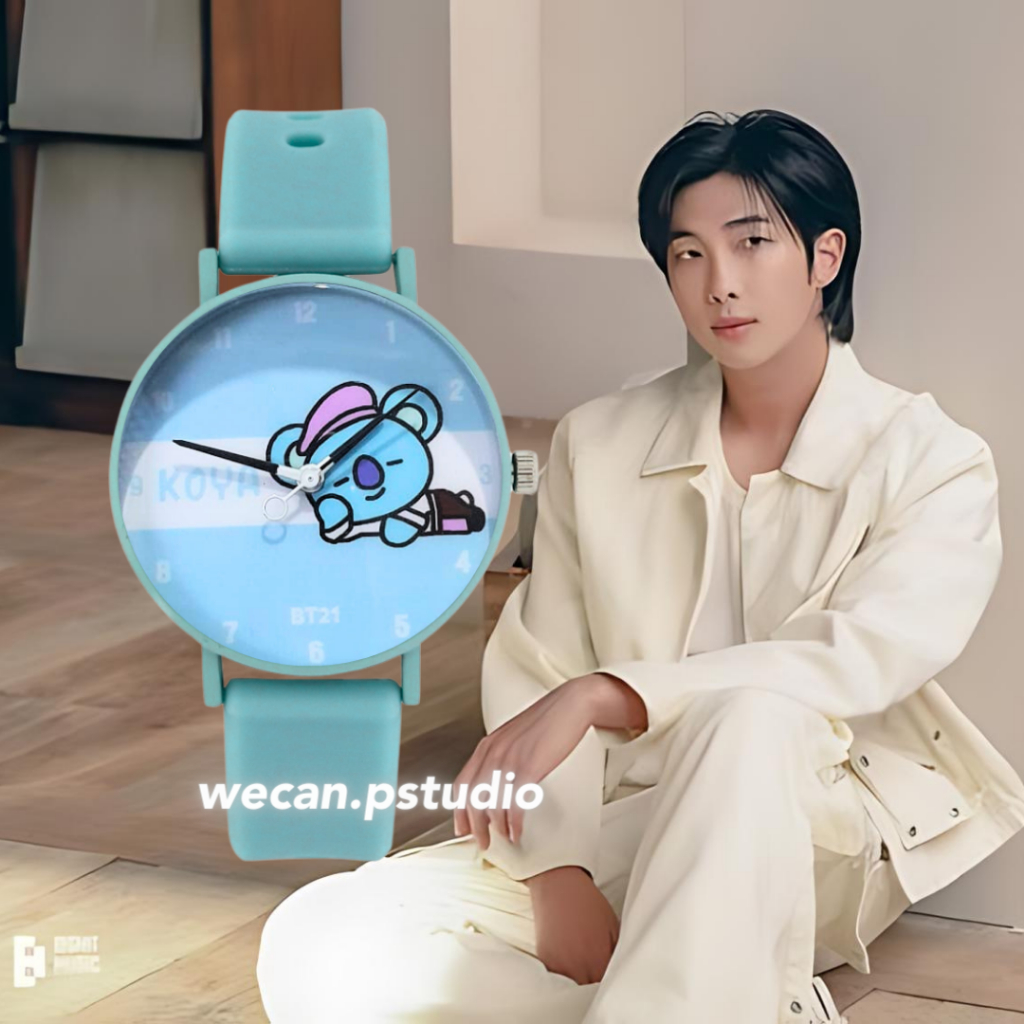 Jam tangan anak Bt21 wanita perempuan karakter Koya | Jam Tangan Fashion Wanita