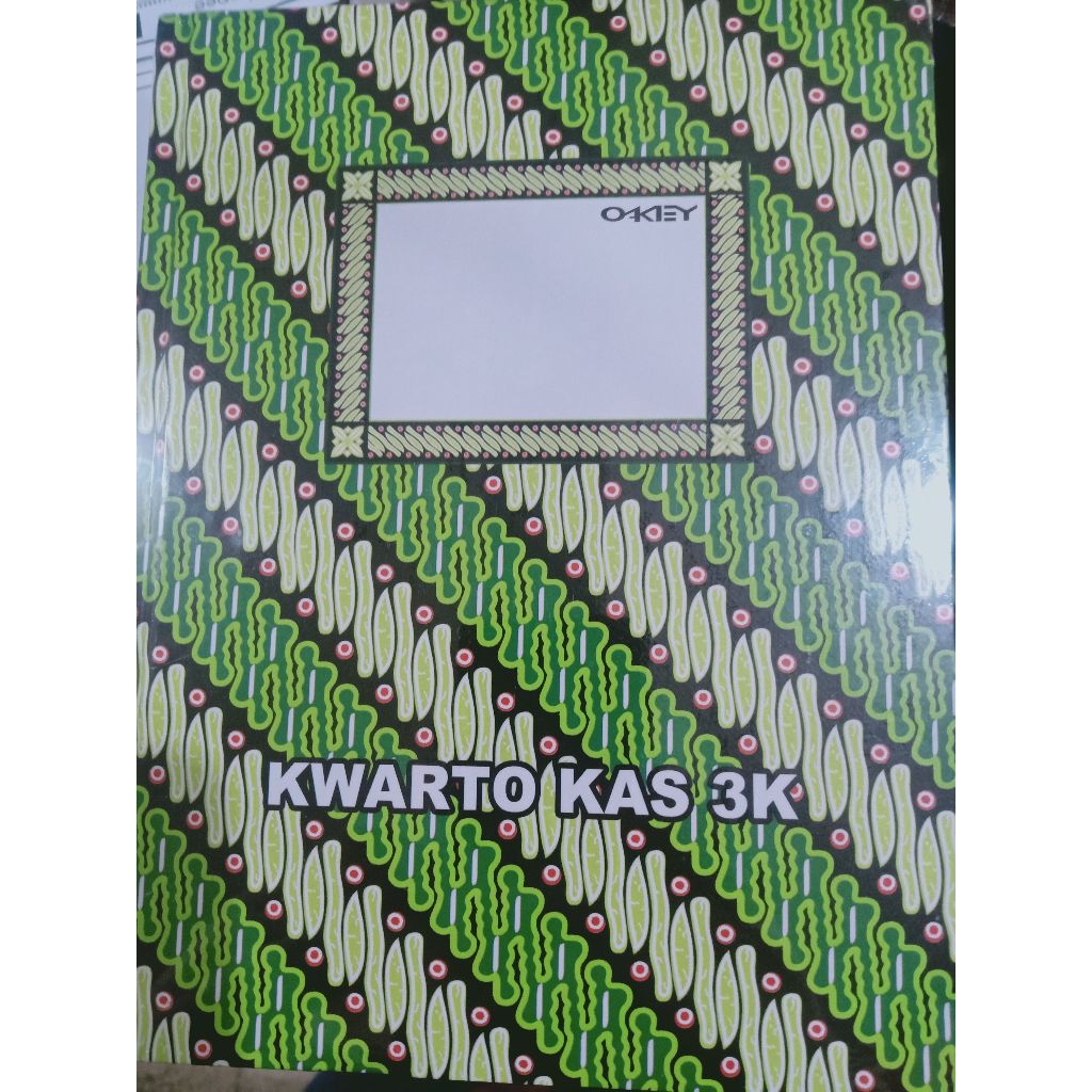 

Buku Hardcover Kas OKEY Kwarto 3K 100