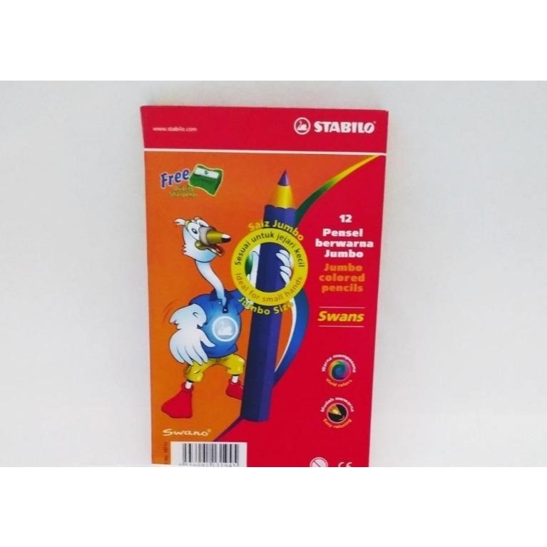 

STABILO - KRAYON / CRAYON SWANS JUMBO COLOR ISI 12 WARNA